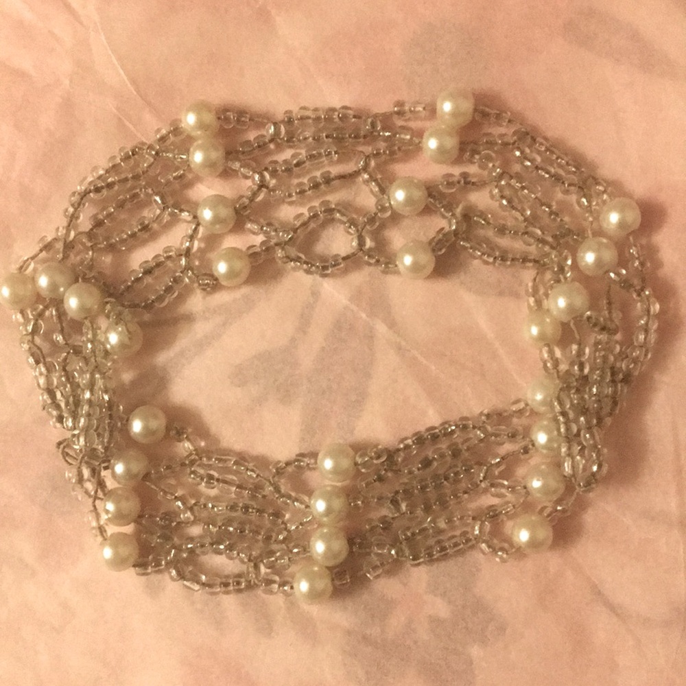 White Pearl Bracelet